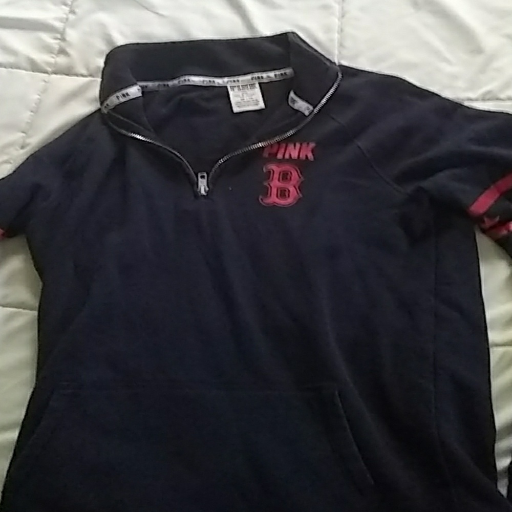 Pink Boston Red Sox sweatshirt